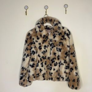 Fun Faux Fur Cheetah Coat
